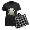 thumbnail image 5 of CafePress - Penguin Bride Women's Dark Pajamas - Women's Short Sleeve Print T-Shirt and Pants Dark Cotton Pajama Set, 5 of 7