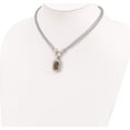 thumbnail image 4 of Sterling Silver Flash Gold-Plated Cz Necklace Made In China qg2922-16, 4 of 5