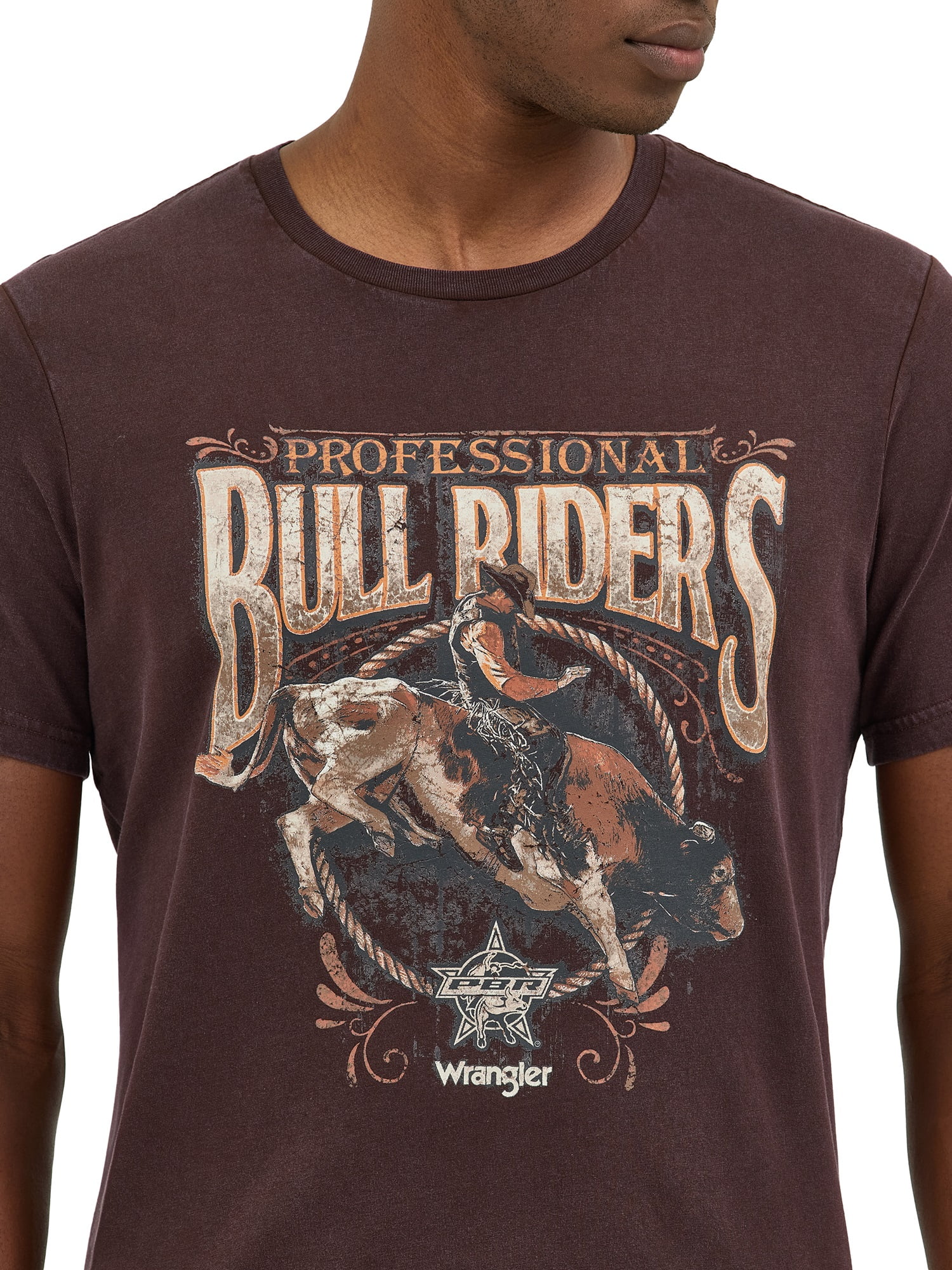 Wrangler® Men's Short Sleeve Professional Bull Riding Graphic Tee, S-3XL
