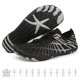 thumbnail image 2 of Zapatos Agua Descalzo Aqua Socks Playa para Hombre Mujer (46) Negro Plata, 2 of 9