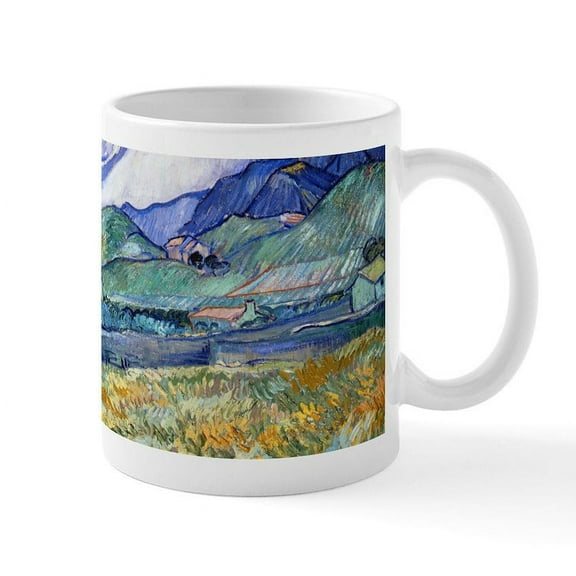 CafePress - Van Gogh Saint Remy Mug - 11 oz Ceramic Mug - Novelty Coffee Tea Cup