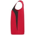 thumbnail image 4 of Sportswear Wicking Polyester Sleeveless with Contrast Inserts Teamwear Jersey Women's 342, 4 of 4
