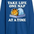 thumbnail image 3 of Garfield - Take Life One Nap - Men's Long Sleeve T-Shirt, 3 of 5