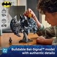 thumbnail image 3 of LEGO DC Batman: Batman Logo Building Toy - Super Hero Bedroom Decor for Kids, Boys & Girls, Ages 12+ - W/Classic & Golden Batman Minifigures - Gift Idea for Birthdays & Fans - 76330, 3 of 8