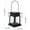 🔥 black_New#4582, variant on Outdoor Solar Hanging String Light Lantern | LED Decorative Pendant Lamp | ABS Lightweight Durable | Modern Retro Style | Metal Hook Included | 9x9x14cm | Warm Ambiance Lighting