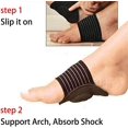 thumbnail image 3 of HAHADAXA Arch Support Achy Pain Foot Cushioned Protect Foot Sole for Plantar Fasciitis, 3 of 5