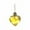 Yellow, variant on Kbndieu Clear Glowing Christmas Balls Ornaments Gifts, Green Love Heart Shaped Christmas Tree Decorations Shatterproof Hanging Ornaments for Wedding Christmas