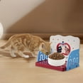 thumbnail image 3 of Plateforme Surélevée pour Chat avec Support à Hauteur Réglable pour Chats d'Intérieur, Expérience de Repas Confortable et Soutien de la Posture, 3 of 4