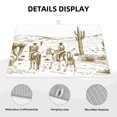 thumbnail image 3 of Fotbe Western Desert Cowboys Alfombrilla de Secado para Cocina con Estampado, 18x24 Pulgadas, 3 of 7