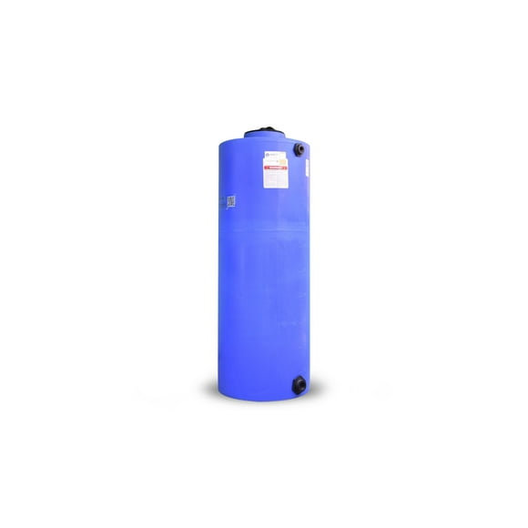 WECO Filters Atmospheric Drinking Water Storage Tank (Blue) - 100 Gallons ~23"D x 64"H