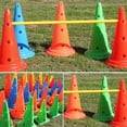 thumbnail image 3 of Conos de entrenamiento, 5 piezas de conos de entrenamiento de fútbol, barrera con agujeros, barra, balde, señal, lo mejor en su clase, 3 of 6