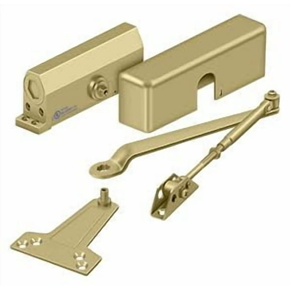 Deltana DC7-GOLD Surface Mount Door Closer Gold
