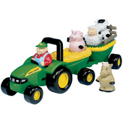 John Deere 34908A Animal Sounds Hay Ride Toy Set, Each