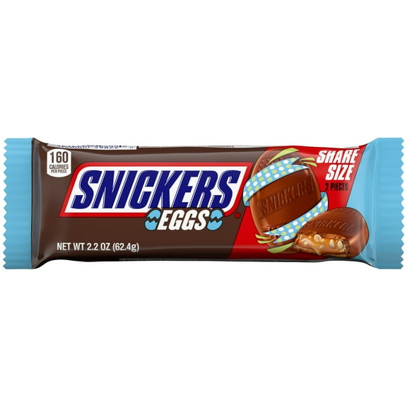 Snickers Eggs Chocolate Easter Basket Stuffers, Share Size - 2.2 Oz Pack