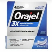 Orajel, Mouth Sore Pain Relief Gel, Count 1 - Toothache & Mouth Remedy / Grab Varieties & Flavors