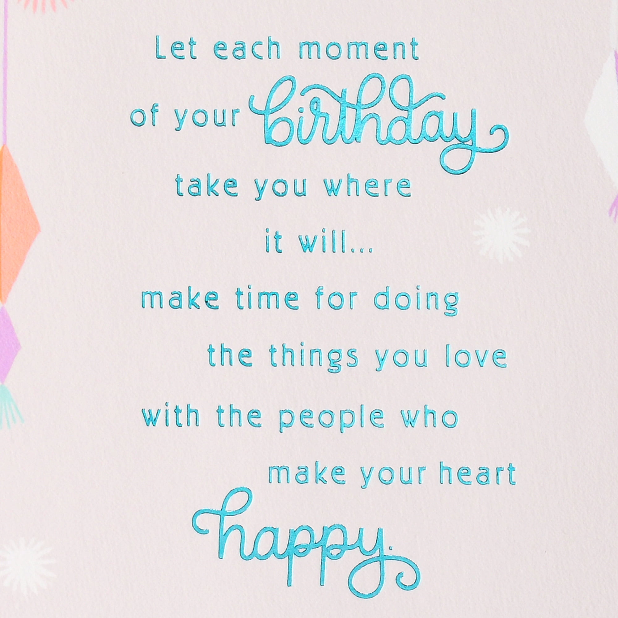 Hallmark Birthday Card for Niece (Let Each Moment Make Your Heart Happy)