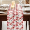 thumbnail image 3 of Table Runners 72 Inches Long Dress Scarves, Spring Flowers Farmhouse Kitchen/Dining Table Runner, Coffee Tablerunners, Farmhouse Chinese Pink White Floral 16x72 Inch, 3 of 9