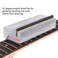 thumbnail image 4 of Naiovety Archivo de biselado de traste de guitarra 35 ° y 90 ° Herramientas de reparación de de borde de archivo de biselado de Accesorios para instrumentos musicales, 4 of 6