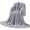 Gray, variant on Fleece Throw Blanket 31x47inch Double-Sided Soft Fluffy Plush Sofa Couch Lap Blanket for Bedroom Living Room Travel