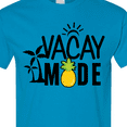 thumbnail image 4 of Inktastic Vacay Mode with Palm Trees Sun and Pineapple T-Shirt, 4 of 5