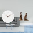 thumbnail image 2 of Reloj De Pared Silencioso Con Figuras Decorativas De Gatos Egipcios Para Cocina, Oficina O Estudio. Incluye Sujetalibros Y Adornos De Mesa., 2 of 8