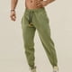 thumbnail image 1 of Pantalones deportivos elásticos de cintura media con bolsillos y cordones para hombre, 1 of 4