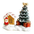 thumbnail image 4 of Pequeña y linda estatua navideña, figura de resina para árbol de Navidad, vitrina, estantería para casa, adorno para árbol de Navidad, esculturas para Papá Noel, 4 of 8