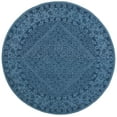 thumbnail image 2 of Safavieh Dip Dye Felicia Floral Area Rug, Navy Blue, 3' x 3' Round, 2 of 10