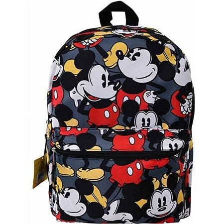 Disney Mickey Mouse Backpack for Kids or Adults, 16 inches Backpack