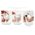 thumbnail image 3 of Moisturizer Container, Vacuum Moisturizer Jar, Empty Acrylic Makeup Cosmetic Jar Containers with Pump, Refillable Travel Cream Jar Vacuum Bottle, Portable Cosmetic Container, 3 of 11