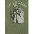 thumbnail image 3 of Yoda Best Dad Ever Star Wars Father's Day T-Shirt-3XLarge, 3 of 4