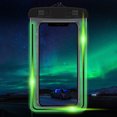 thumbnail image 3 of Leeye Waterproof Phone Pouch IPX8 Dry Bag with Lanyard, Beach Pool Waterproof Case for Phone Keys Cash, Black, 3 of 5
