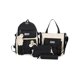 thumbnail image 3 of Bolsa compuestas de lona bonitas para mujer estuche para lápices mochila bandolera JShteea Para Estrenar, 3 of 8