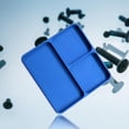 thumbnail image 4 of Bandeja metálica para platos, soporte para tuercas de pernos para platos, organizador de hardware, bandeja magnética para tornillos, mini caja de piez Azul oscuro Macarena tazón de plato de hardware, 4 of 8