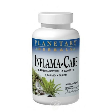 Inflama-Care 120 Tabs by Planetary Herbals  Pack of 2 This listing is for 2 Packs of Planetary Herbals Inflama-Care Nutritional Supplement  120 Count