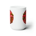 thumbnail image 2 of Poinsettia Flower White 15 oz Ceramic Mug by JC Designs, 2 of 5