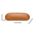 thumbnail image 3 of Btomtd PU Leather Pencil Pouch, Large Capacity Pencil Case for Students, Waterproof Cosmetic Brush Organizer, Coffee, 3 of 6