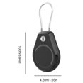 thumbnail image 4 of Para Soporte Airtag Con Caja Bloqueo Cable Alambre Llavero Funda Impermeable (), 4 of 5