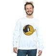 thumbnail image 2 of Looney Tunes Mens Daffy Duck Dotted Profile Sweatshirt, 2 of 5