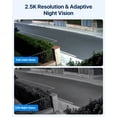 thumbnail image 4 of 4MP Solar Security Camera with 32GB Card, ZOSI 2.5K 360° View Wireless Outdoor Camera,PIR Detection, Rechargeable Battery Powered Home Surveillance Camera, 2-Way Audio, Color Night Vision, Waterproof, 4 of 13