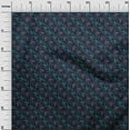 thumbnail image 3 of oneOone Polyester Lycra Turquoise Blue Fabric Geometric Fabric For Sewing Printed Craft Fabric By The Yard 56 Inch Wide, 3 of 4