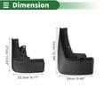 thumbnail image 3 of Guardabarros de barro únicos para Ford EDGE L 2023 con accesorios de montaje, 3 of 6