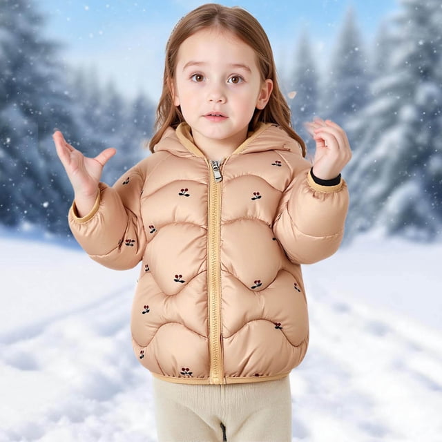 Cowsor Baby boy girl jacket winter clothes sweater outfit toddler puffer coat