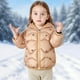 thumbnail image 1 of Parkas de manga larga para niños con estampado de invierno, capucha y orejas pequeñas, ligeras y finas, deportivas informales, cálidas y gruesas, chaquetas de plumón para niñas, parte superior de poli, 1 of 5