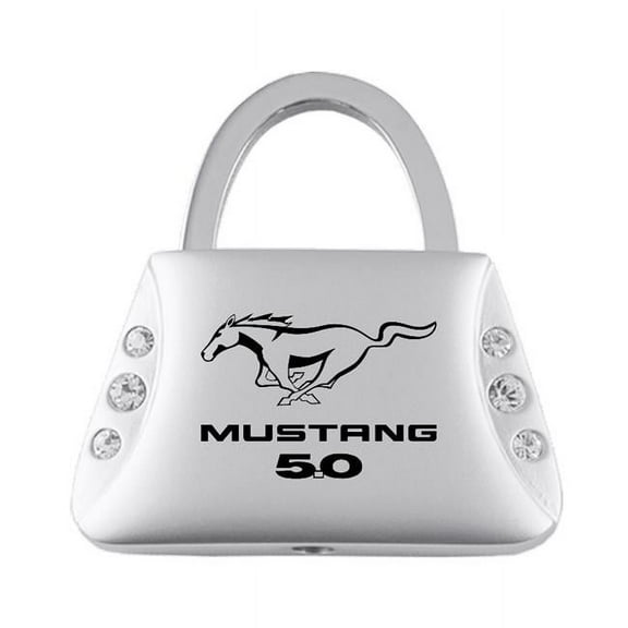 Au-Tomotive Gold KC9120.MUS50 Mustang 5.0 Jeweled Purse Key Fob