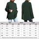 thumbnail image 2 of Suéter Suéteres de manga larga para mujer Suéter de punto acanalado acogedor Suéter elegante Prendas de abrigo Cgtredaw Verde Xl para Mujer, 2 of 6