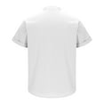thumbnail image 5 of AHTJRT Men's Summer Short Sleeve Henley T-Shirts Banded Collar Casual Fashion Tees Shirts White S, 5 of 7