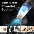 thumbnail image 3 of TOPDC Car Vacuum Cleaner, Portable High Power Handheld Vacuums with Carry Bag 12v, Black, 3 of 6