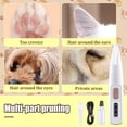 thumbnail image 3 of Electric Dog Clippers with LED Light - Cordless,Low Noise,Rechargeable Multi-Purpose Trimmer for Dogs,Paws,Ears,Face & Rump, 3 of 6