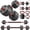 black, variant on Stair Stepper Machine, Vertical Climber Exercise Equipment with LCD Display, Compact Cardio Step Trainer for Full-Body Home Workouts